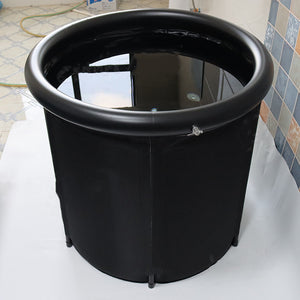 Portable Ice Baths Inflatable Air Ring PVC Bath Bath Household Bath Tub Holder Foldable Bath Tub For Recovery Therapy Outdoor